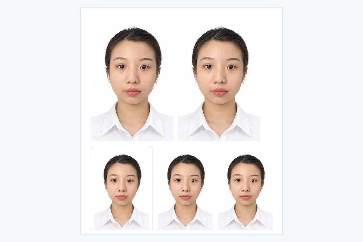 Example portrait print sheet layout