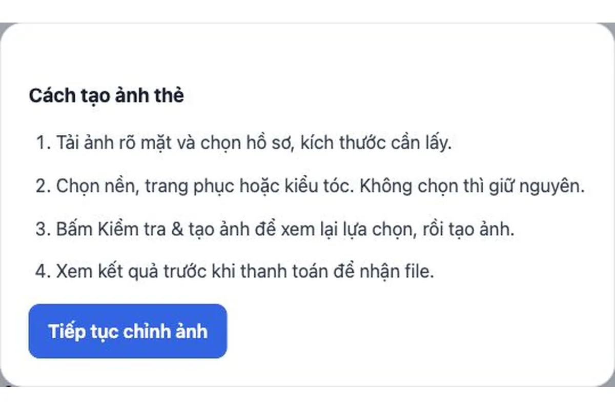 Hướng dẫn tạo và xem trước ảnh Rakuphoto trước khi đặt in ảnh thẻ online